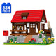 Set de Constructie cu Piese Tip Blocuri Constructie 834 Piese MiniBric Highland Cottage Retreat