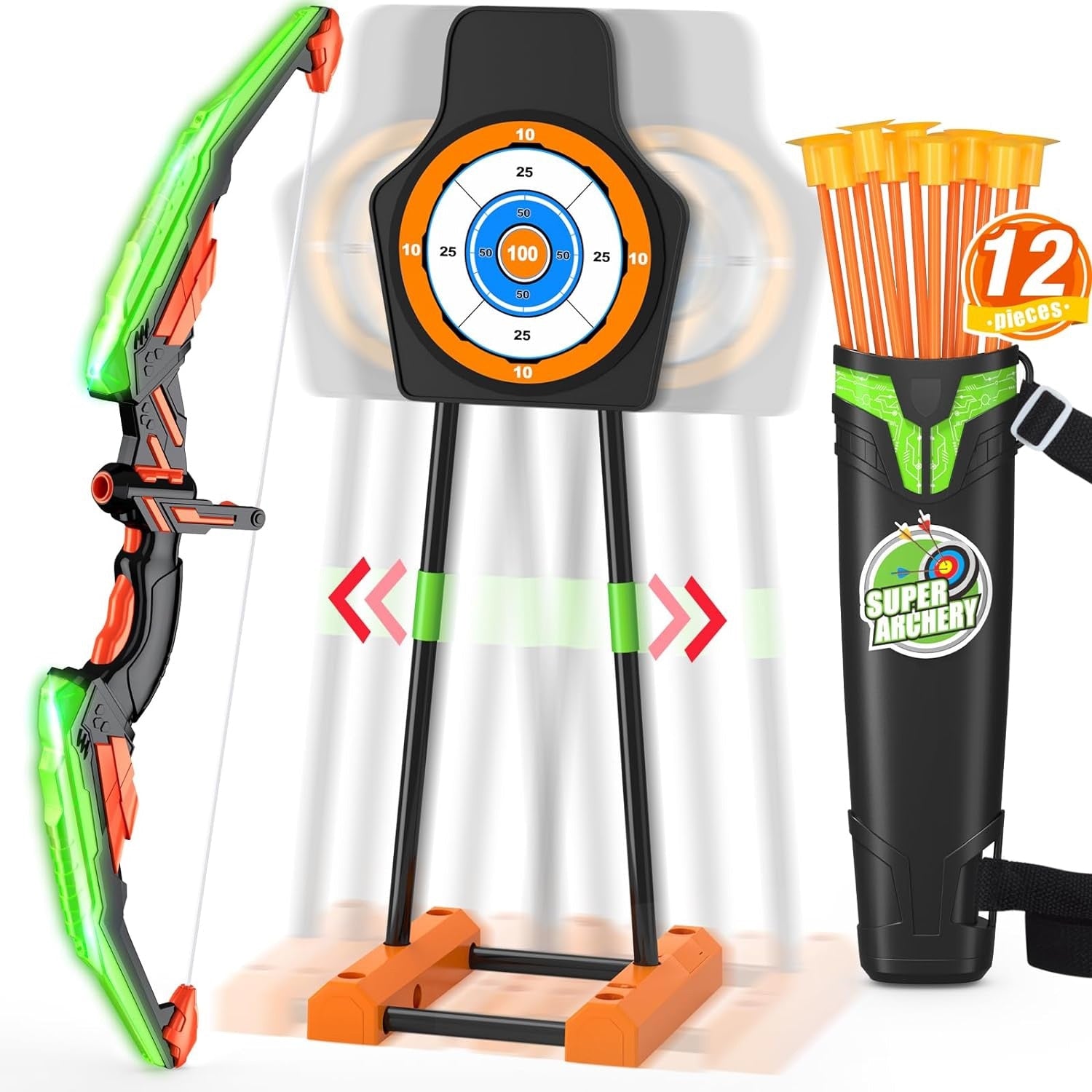 Set De Joaca Arc cu Sageti cu Ventuze KidProtect TinyArcher Pro