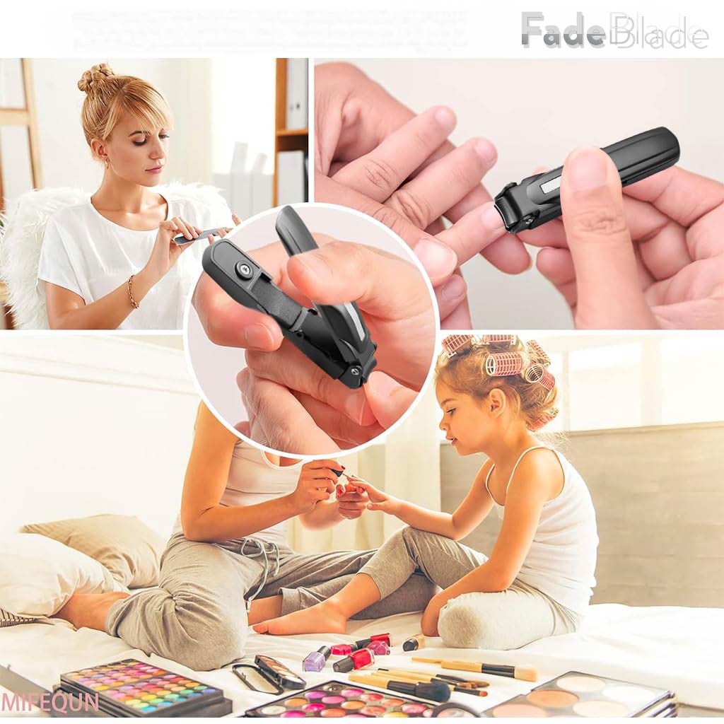 Clestisor Unghii Tip Unghiera Profesional FadeBlade NailAura Pro