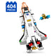 Set de Constructie cu Piese Tip Blocuri Constructie 404 Piese MiniBric Space Shuttle Adventure 4421