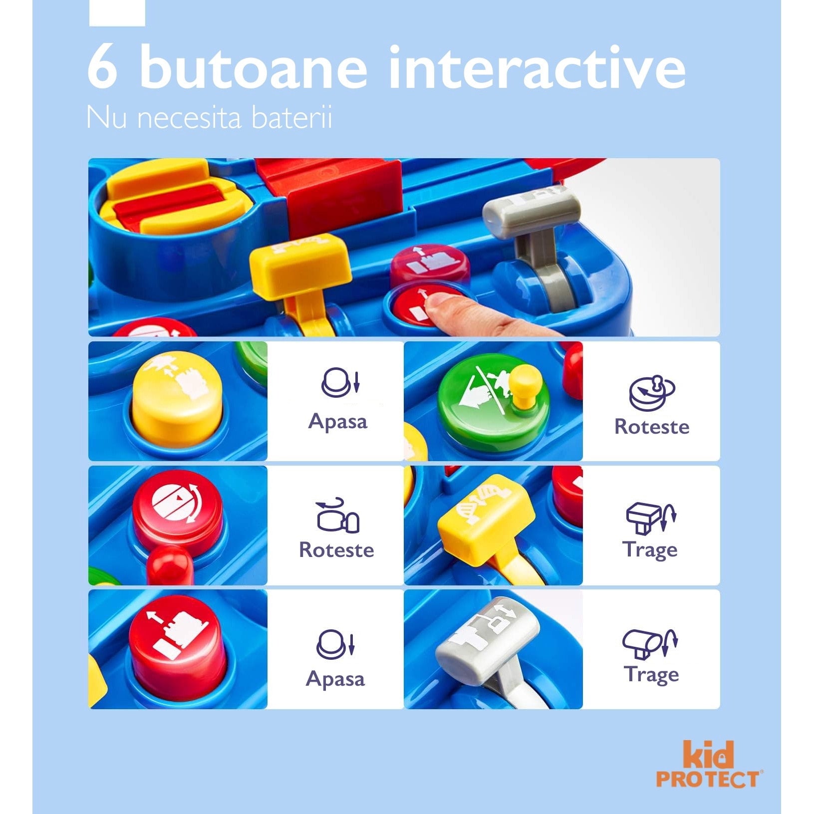 Set Jucarie Interactiva Circuit de Curse KidProtect Rescue City