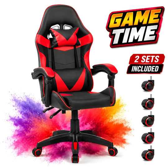 Scaun Gaming Ergonomic KD Home ShadowStrike X1, Rosu
