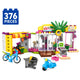 Set de Constructie cu Piese Tip Blocuri Constructie 376 Piese MiniBric Beachside Shopping 4548