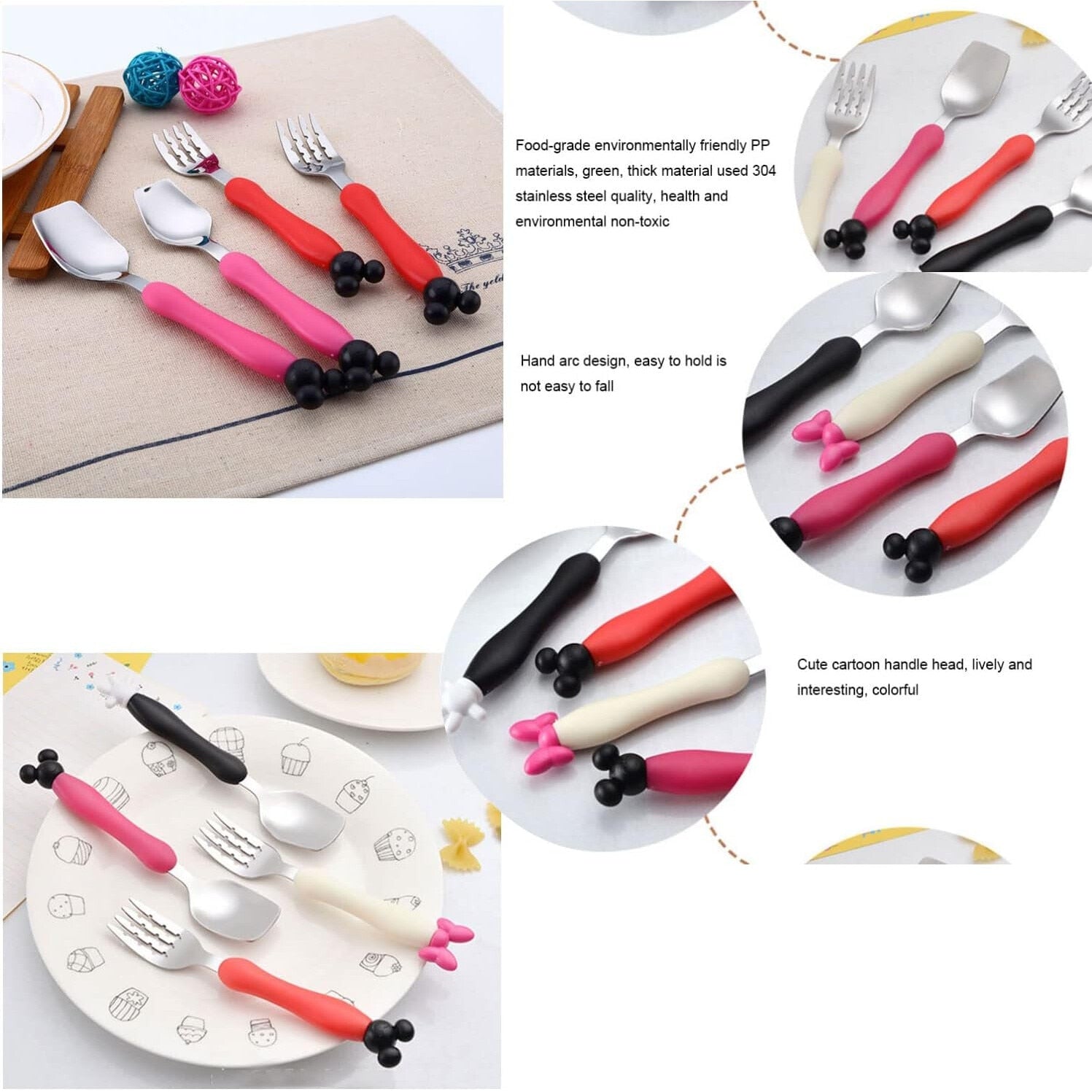 Set Tacamuri Copii Kidprotect Mickey And Minnie