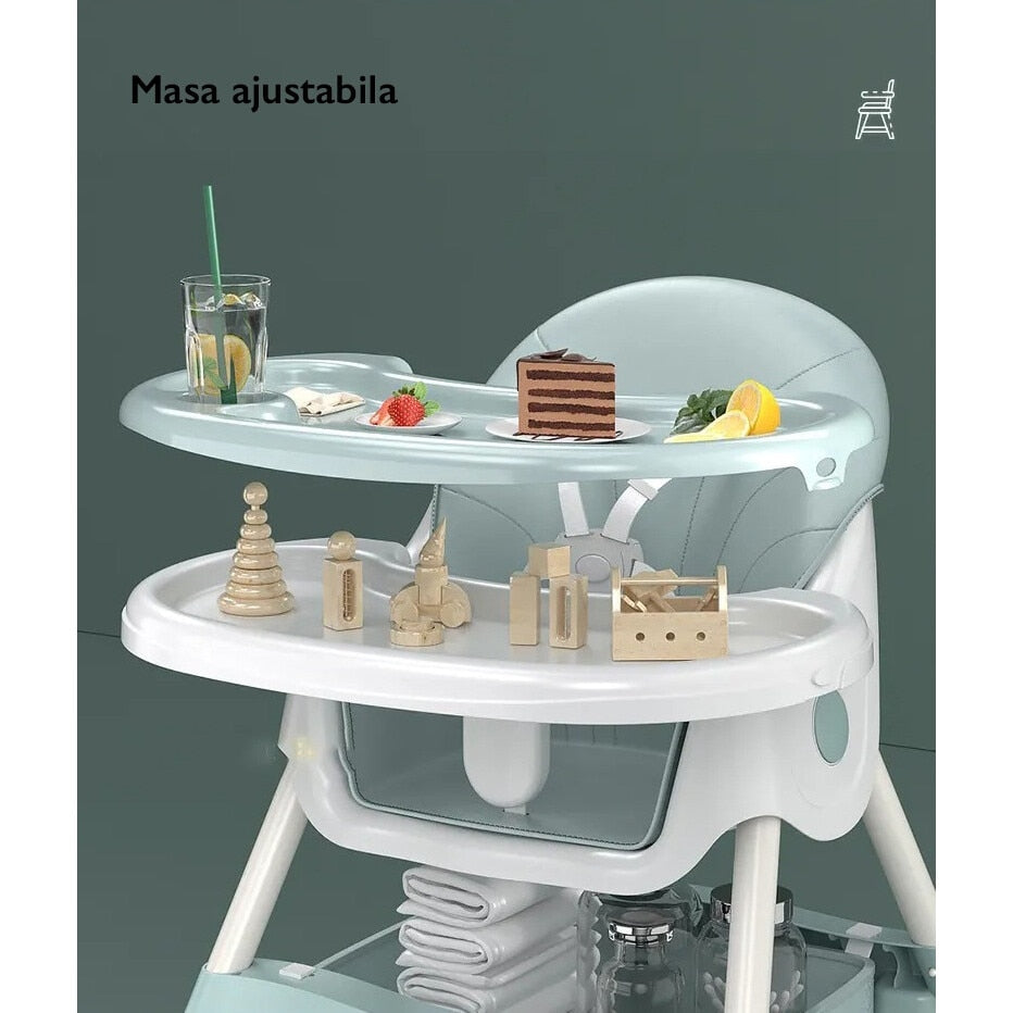 Scaun de Masa 3 in 1 pentru Bebelusi si Copii, KidProtect