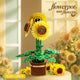 Set de Constructie cu Piese Tip Blocuri Constructie MiniBric Sun Flower