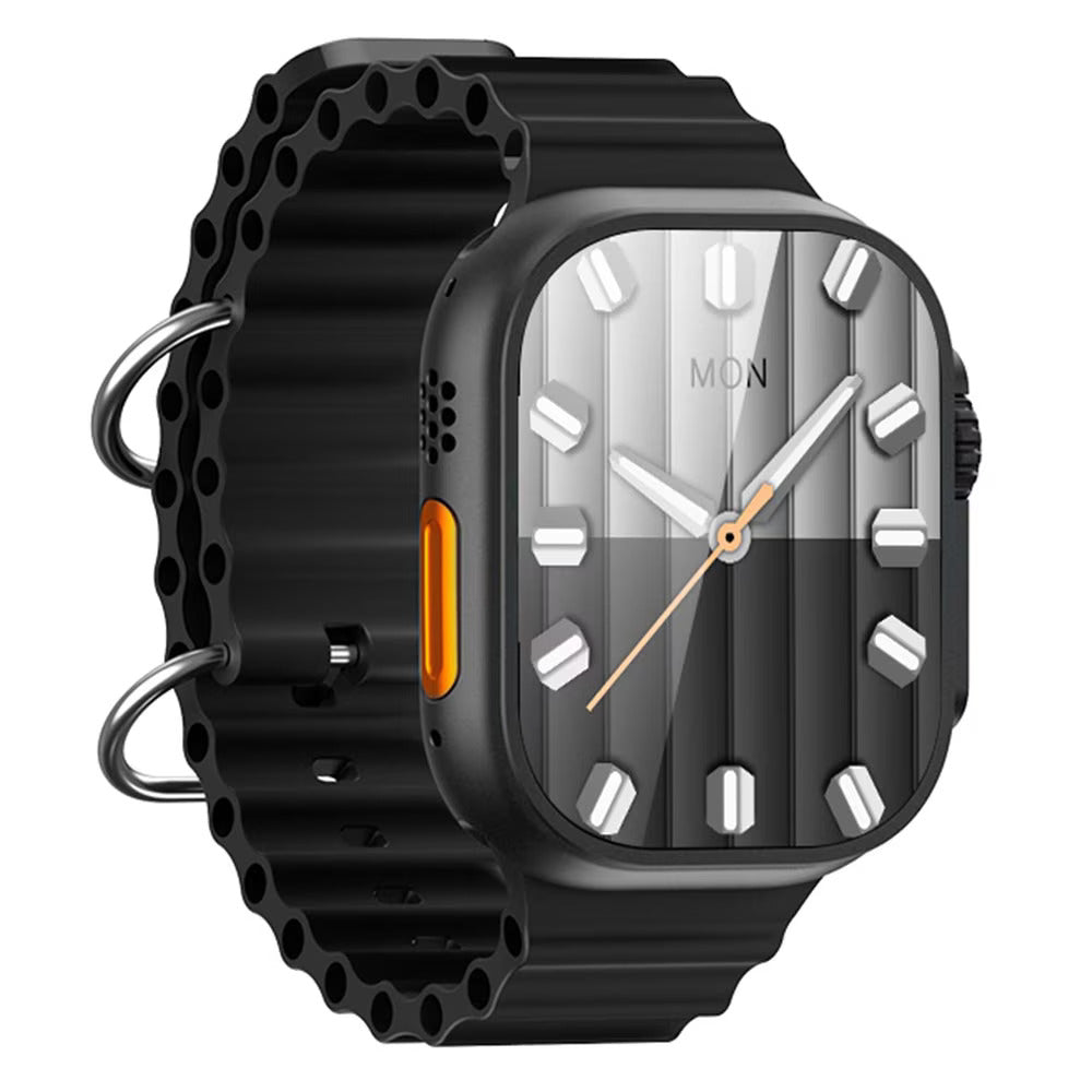 Ceas smartwatch barbati TechONE® ULTRA 9 Plus+, Negru