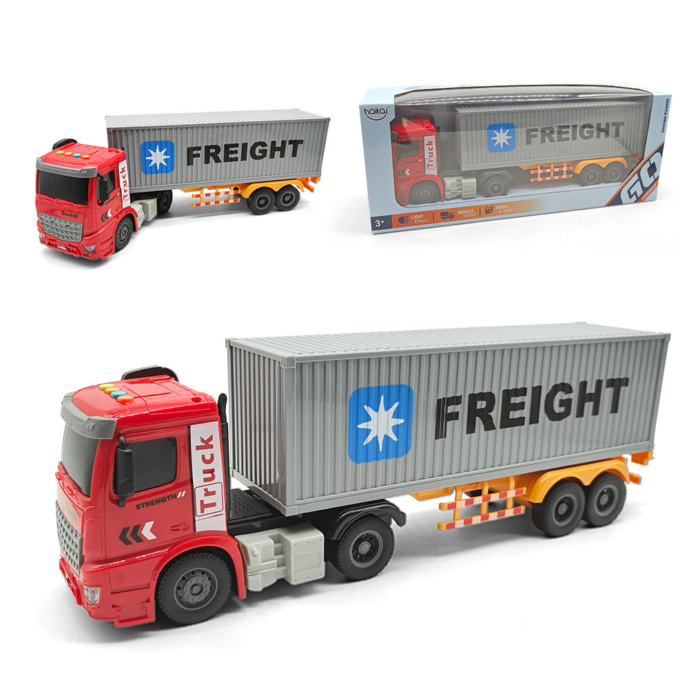 Camion Tir cu Container De Jucarie Pentru Copii, KidProtect FreightMover
