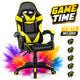 Scaun Gaming Ergonomic KD Home ShadowStrike X1, Galben