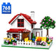 Set de Constructie cu Piese Tip Blocuri Constructie 768 Piese MiniBric Modern Country House