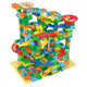Set de Constructie cu Bile de Sticla Kidprotect Marble Bally Blocks, 402 Piese