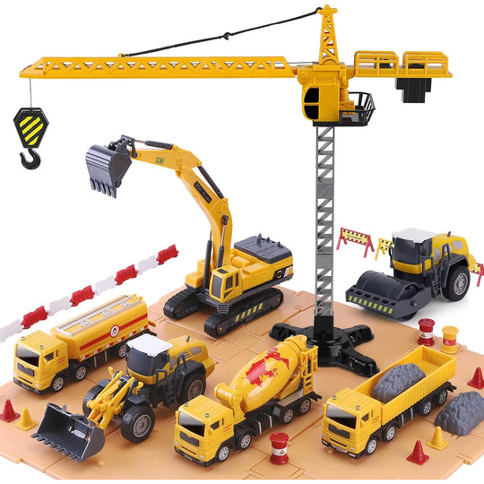 Set Construtie Utilaje Santier KidProtect Constructions Site Master