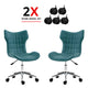 Set 2 Scaune De Birou KD Home OfficeGlide Nova 2, Albastru