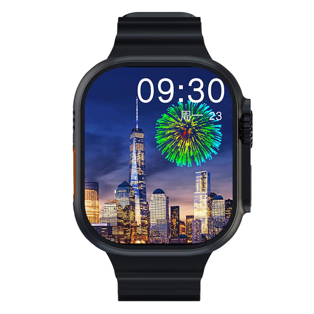 Ceas smartwatch barbati TechONE® ULTRA 9 Plus+, Negru