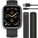 Ceas Smartwatch Barbati TechONE CardioX Elite, Negru