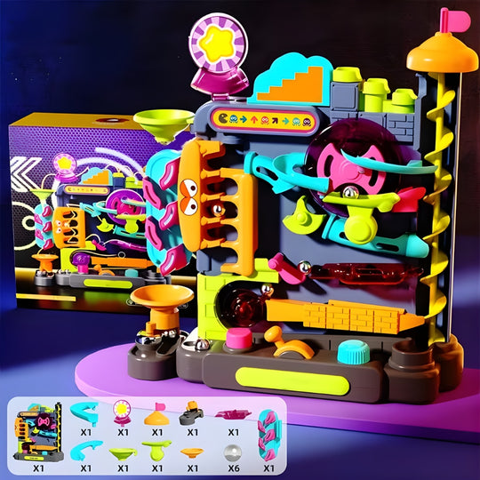 Set Jucarie Interactiva Circuit Bile KidProtect Marble Rush Lab