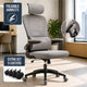 Scaun De Birou Directorial Ergonomic KD Home Ergonex Pro, Gri