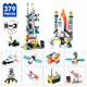 Set de Constructie cu Piese Tip Blocuri Constructie 379 Piese MiniBric 8 in 2 Space Plane 3096