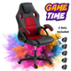 Scaun de Birou si Gaming Pentru Copii KD Home Prime Starter, Negru/Rosu