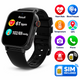 Ceas Smartwatch Copii si Adulti Cu Localizare GPS Si Telefon Techone LifeTrack, Negru