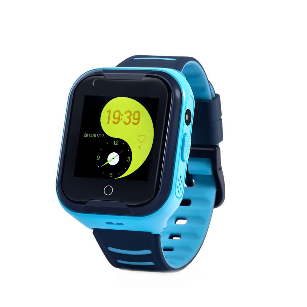 Ceas smartwatch GPS copii Techone KT11 4G, Albastru