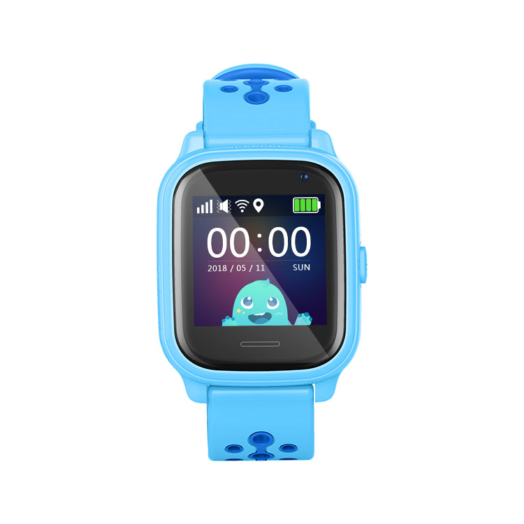 Ceas smartwatch GPS copii TechONE KT04, Albastru
