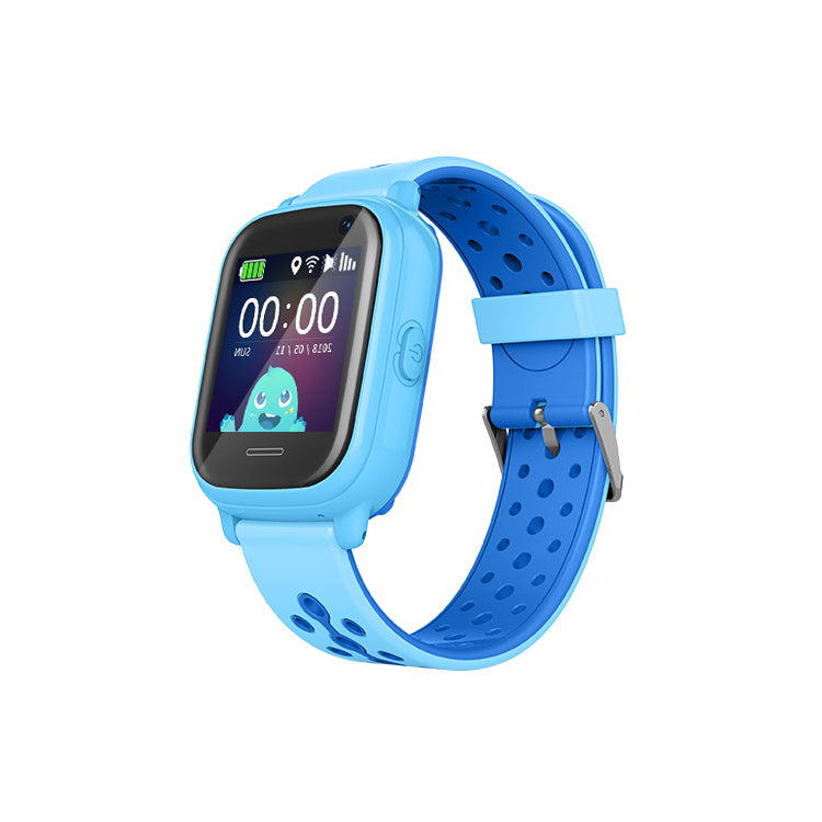Ceas smartwatch GPS copii TechONE KT04, Albastru