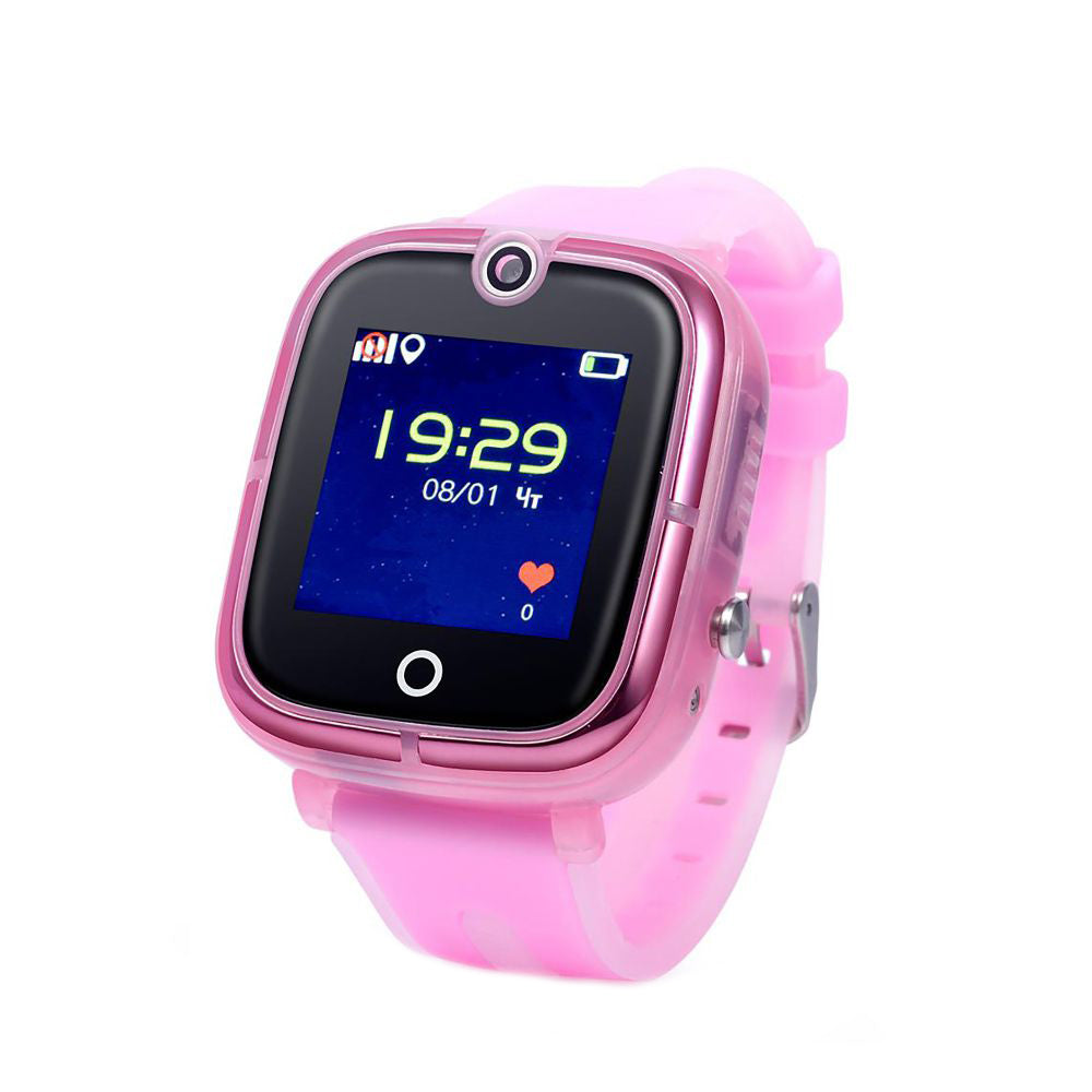 Ceas smartwatch copii GPS TechONE KT07, Roz