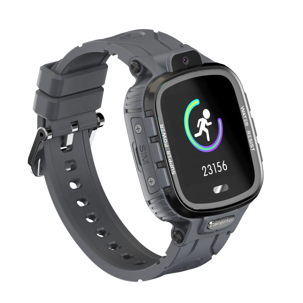 Ceas smartwatch copii GPS TechONE TD26, Negru