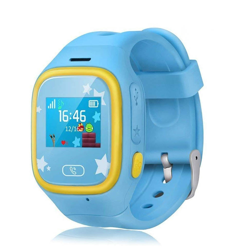 Ceas smartwatch copii GPS TechONE TD01, Albastru