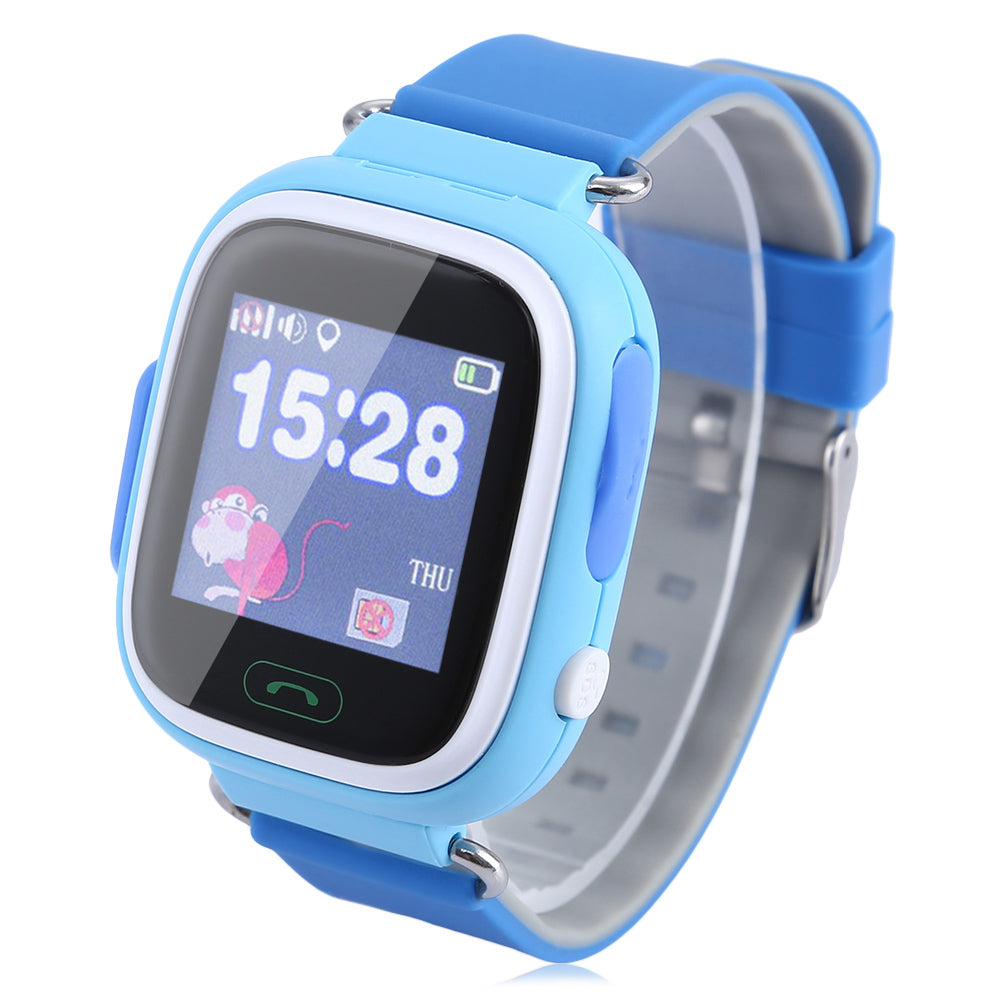 Ceas smartwatch GPS copii TechONE GW100, Albastru