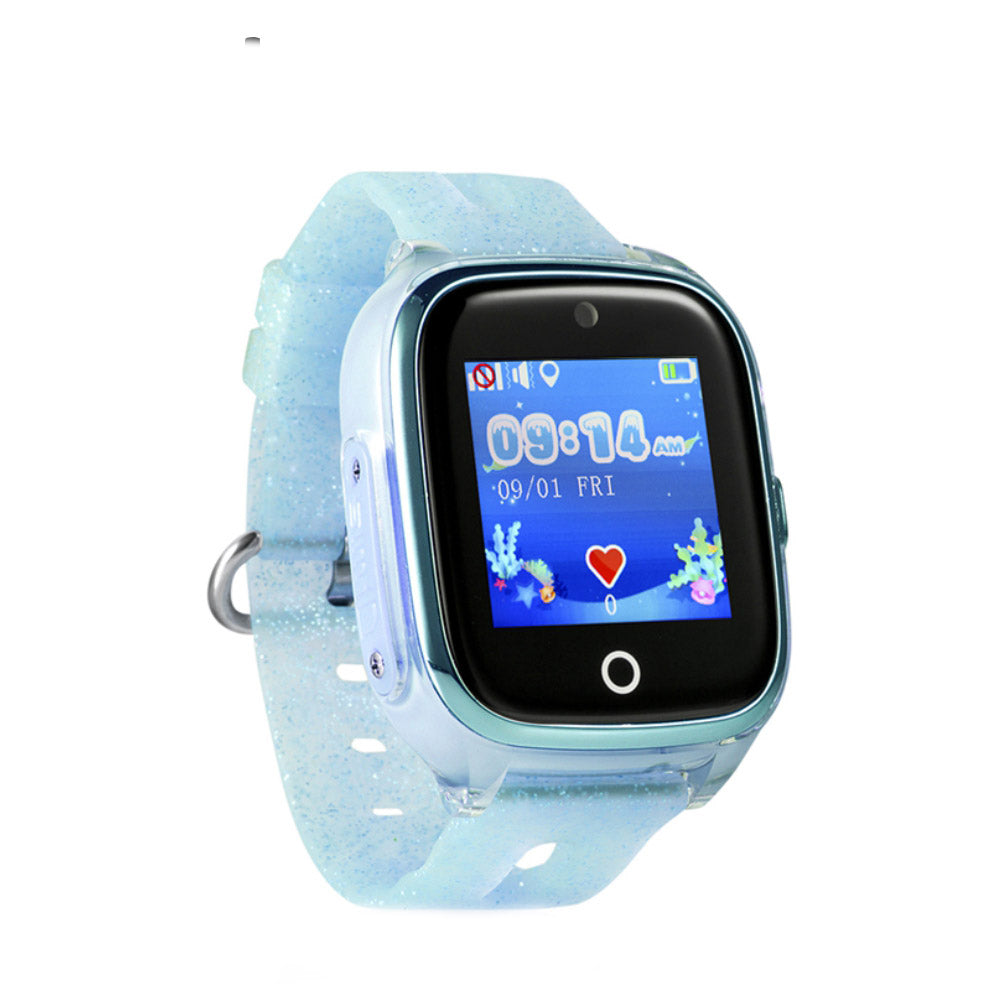 Ceas smartwatch copii cu GPS TechONE KT01, Albastru