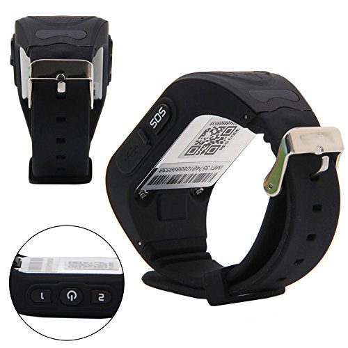 Ceas smartwatch copii GPS Techone Q50, Negru