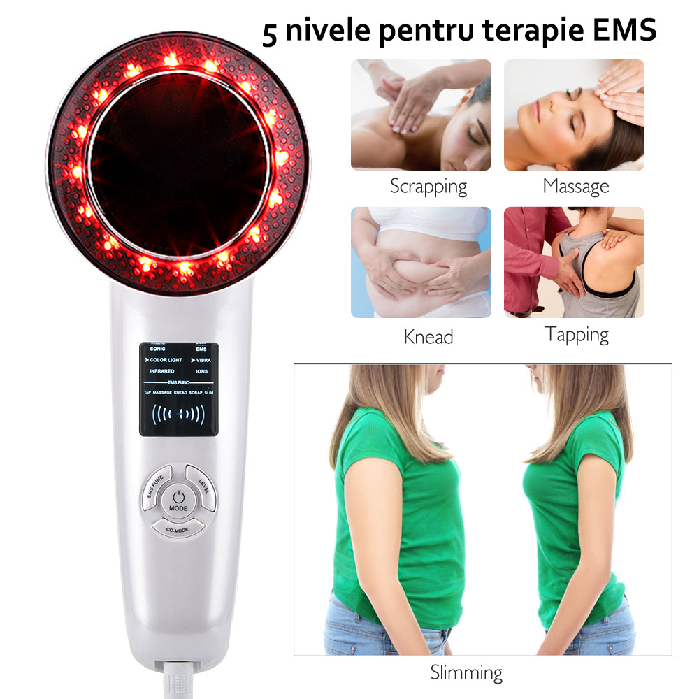 Aparat pentru slabit, anti celulita 6 in 1 Horigen Cavitation Slimming V2
