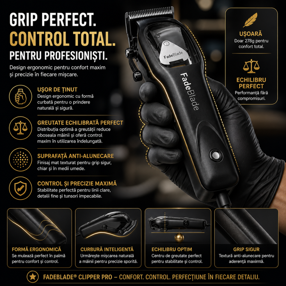 Masina de tuns profesionala FadeBlade Clipper Pro