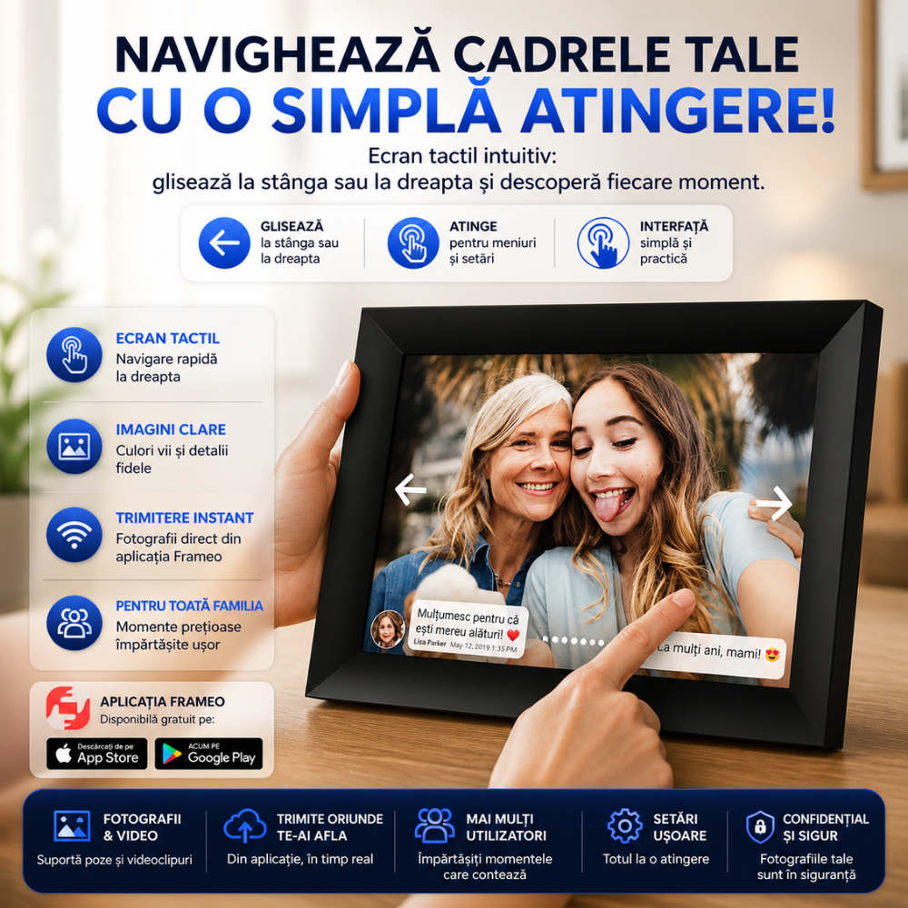 Rama Foto Digitala WIFI Techone ZN-DP1002 10 inch