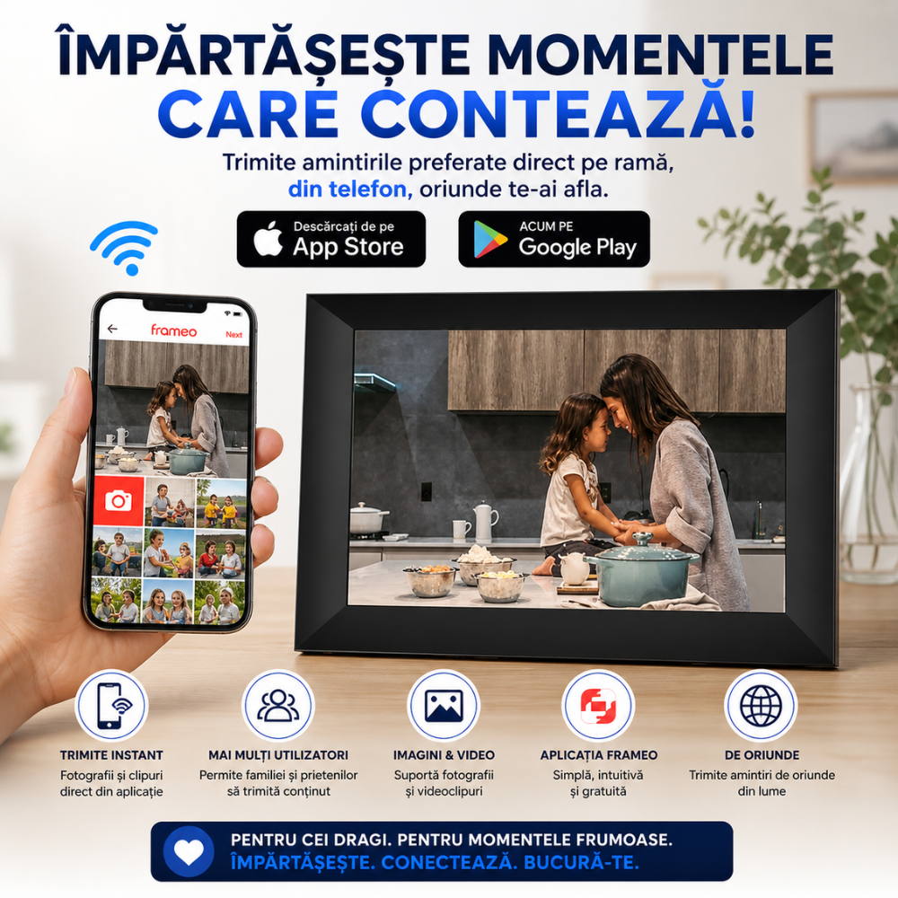 Rama Foto Digitala WIFI Techone ZN-DP1002 10 inch
