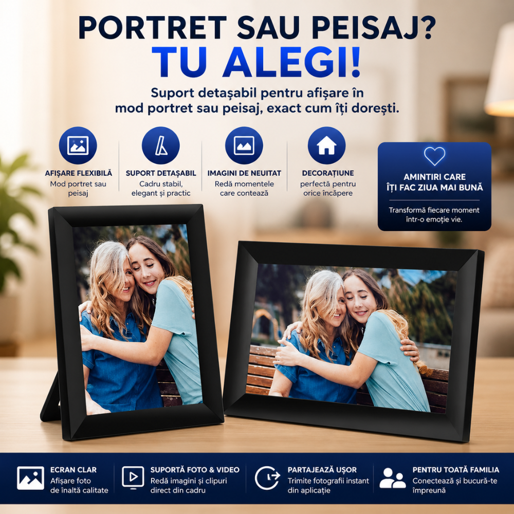 Rama Foto Digitala WIFI Techone ZN-DP1002 10 inch