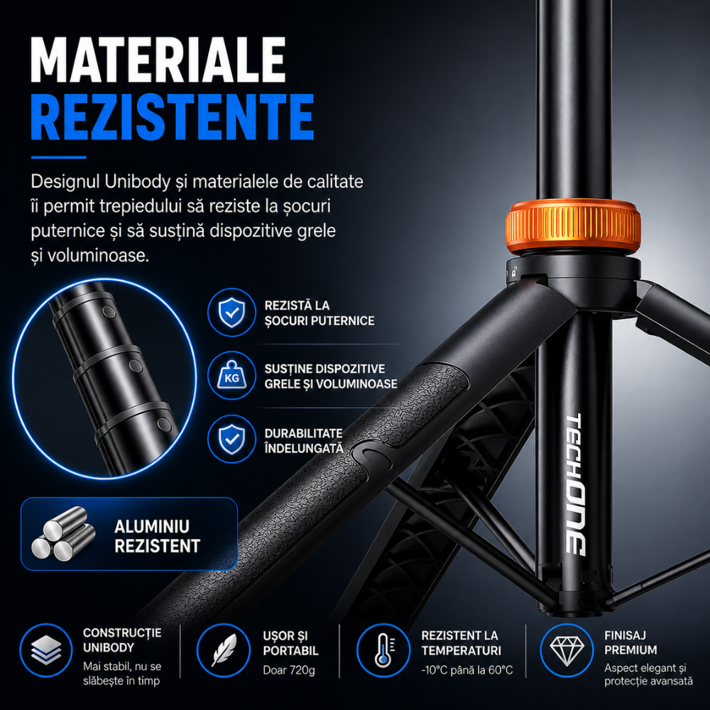 Trepied foto telescopic premium profesional Techone Photo Buddy AKJ-01