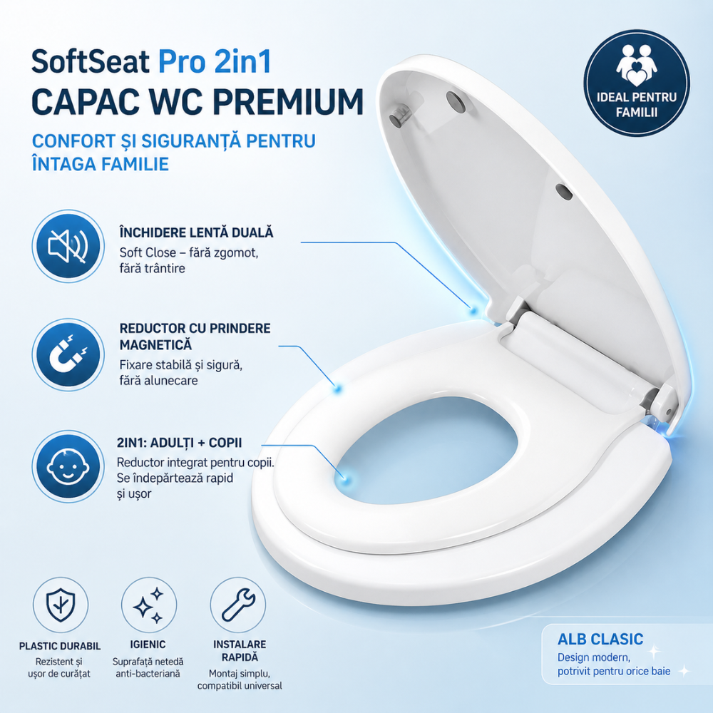 Capac WC cu reductie copii, Topaqua SF-9005