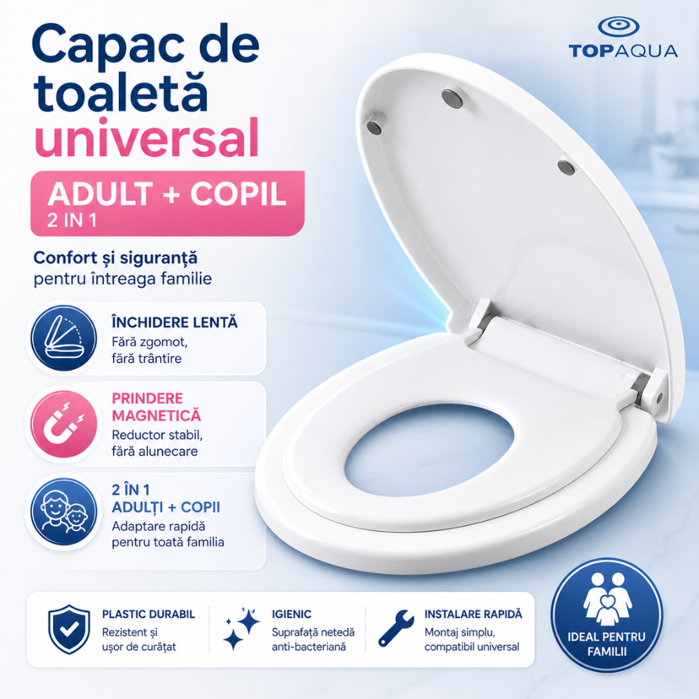 Capac WC cu reductie copii, Topaqua SF-9005