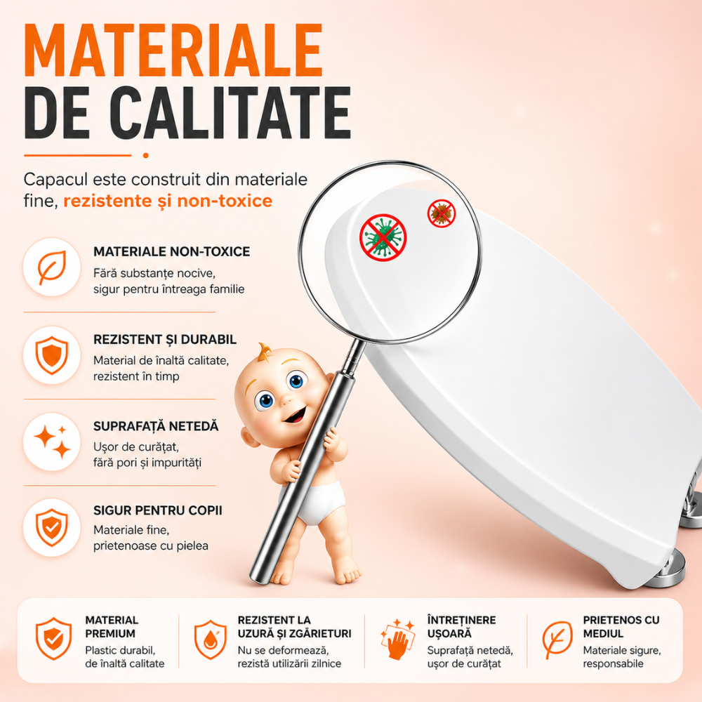 Capac WC cu reductie copii, Topaqua SF-9005
