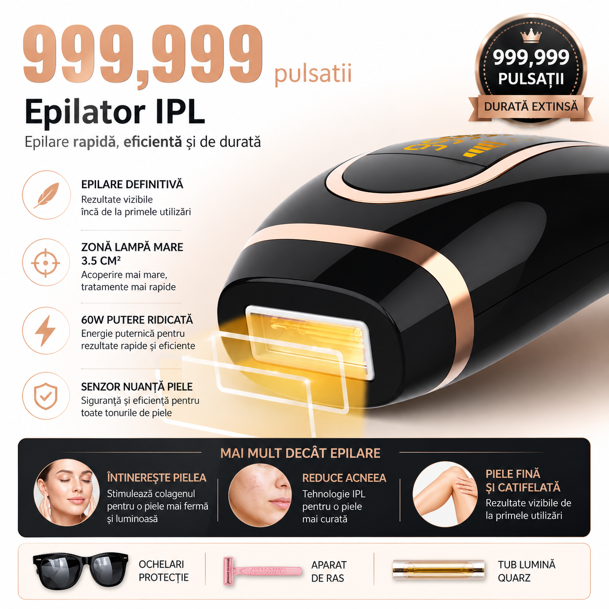 Epilator IPL Horigen T13