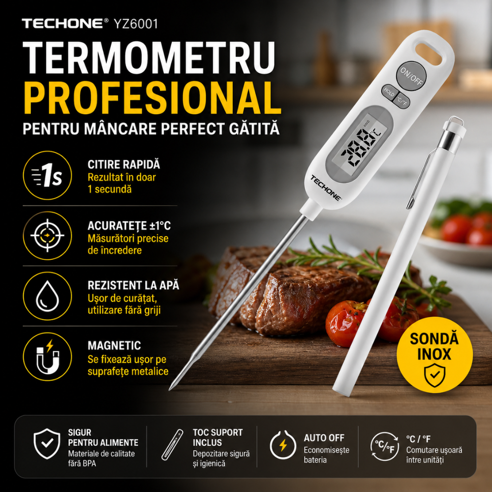 Termometru profesional mancare Techone YZ6001