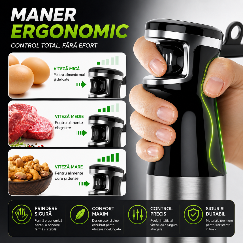 Set Mixer Vertical tip Blender 5 in 1 KD Home Immersion Blend