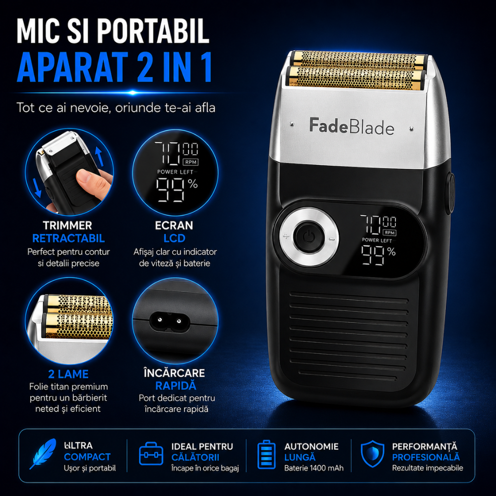 Aparat de ras electric FadeBlade SH-7175