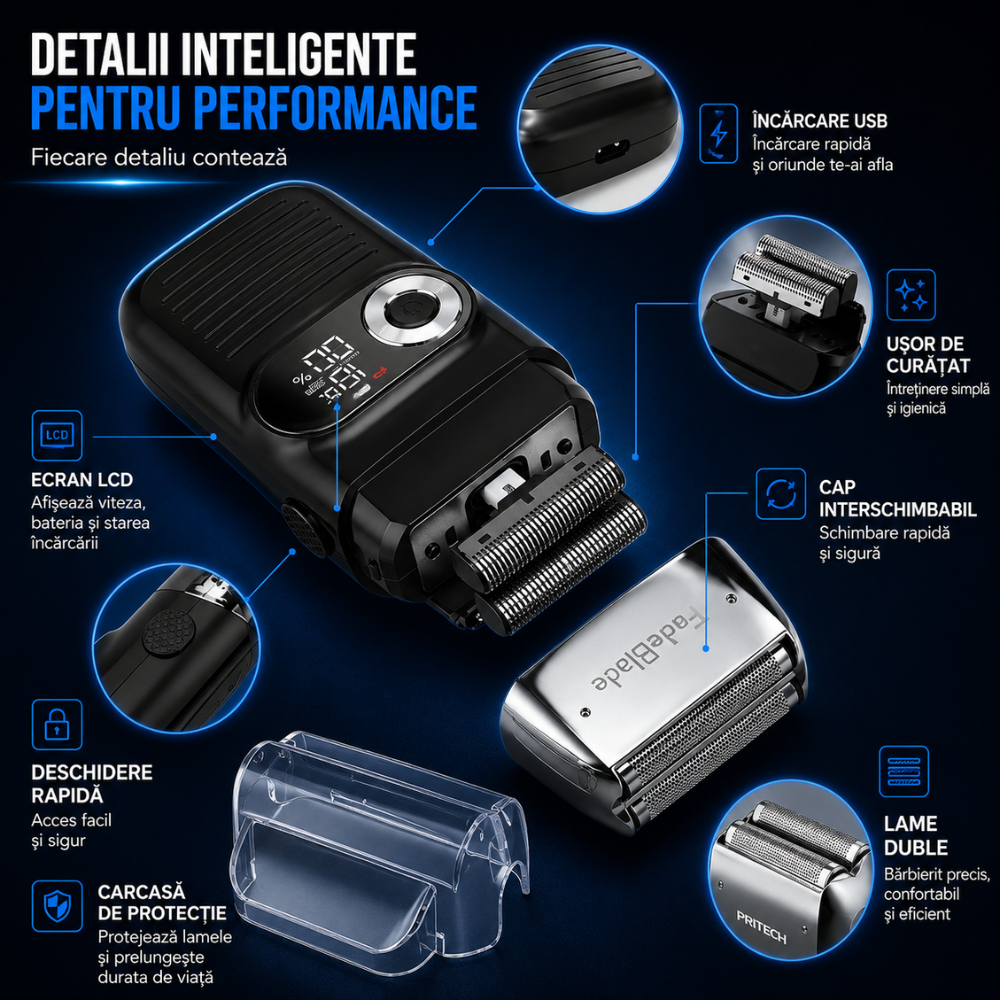 Aparat de ras electric FadeBlade SH-7175
