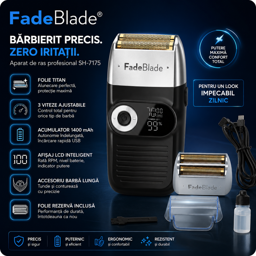 Aparat de ras electric FadeBlade SH-7175