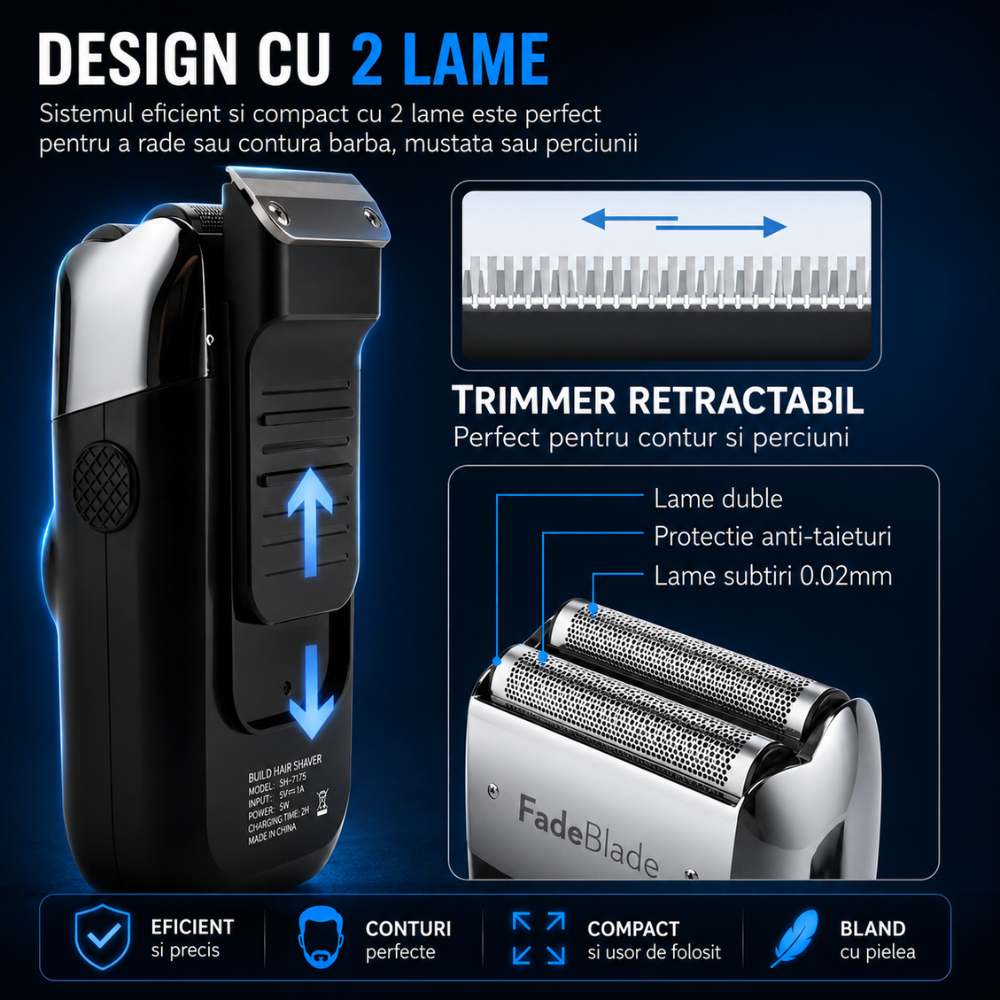 Aparat de ras electric FadeBlade SH-7175