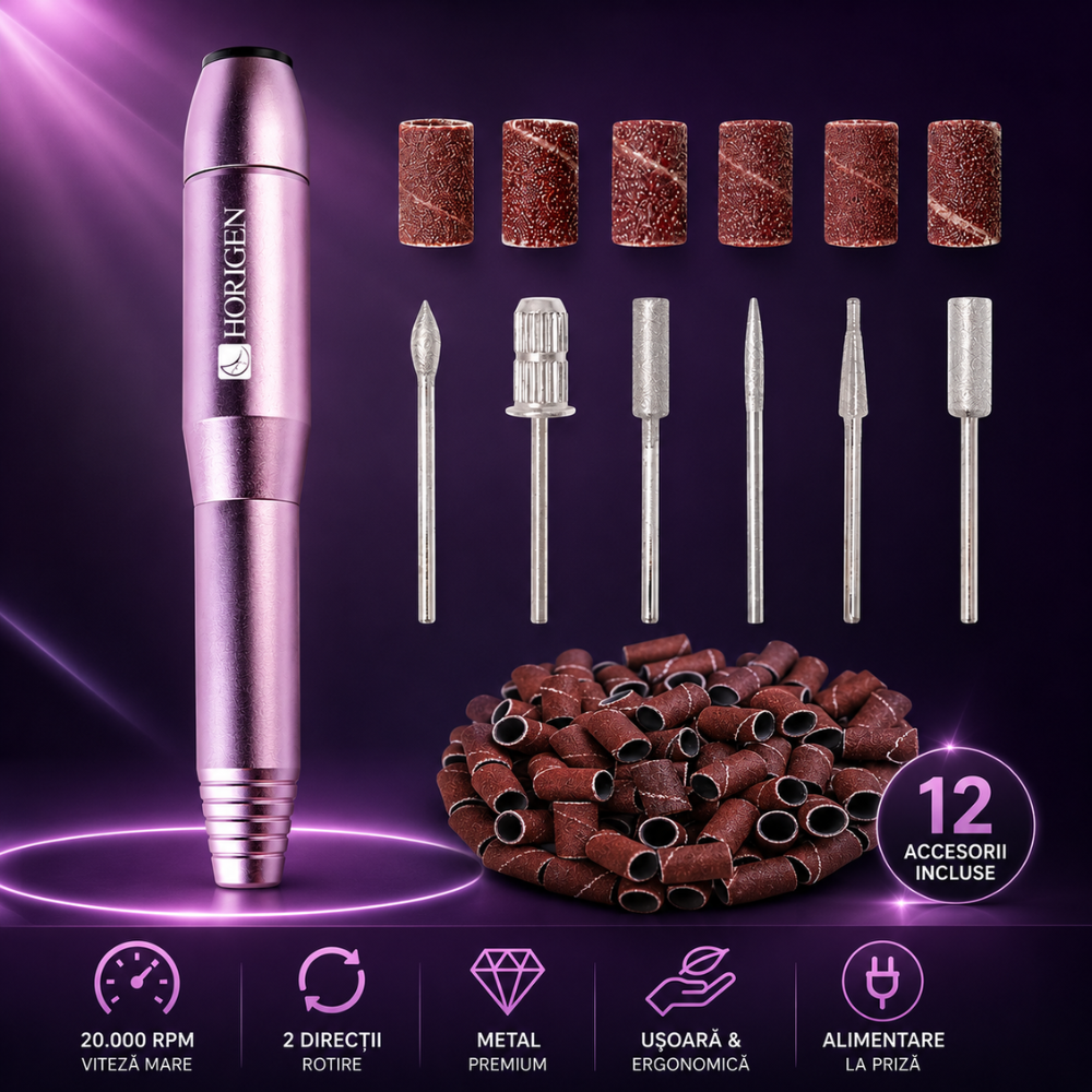 Freza de unghii portabila manichiura-pedichiura, Horigen Nail Star